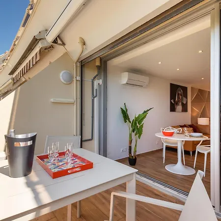 White&sea - Design Terrasse Parking Heliopolis - Village Naturiste Apartamento Agde