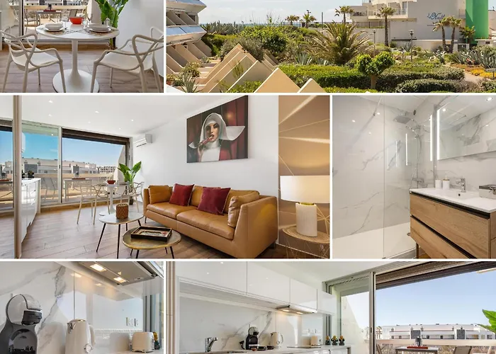 White&sea - Design Terrasse Parking Heliopolis - Village Naturiste